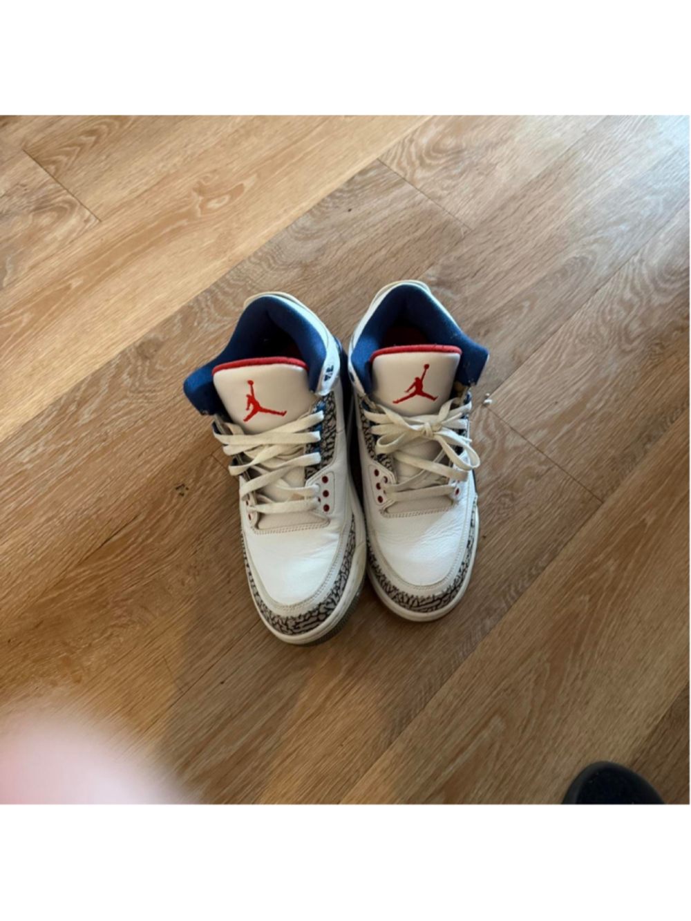 Air Jordan 3 Retro "True Blue" size 10 - Picture 2 of 3